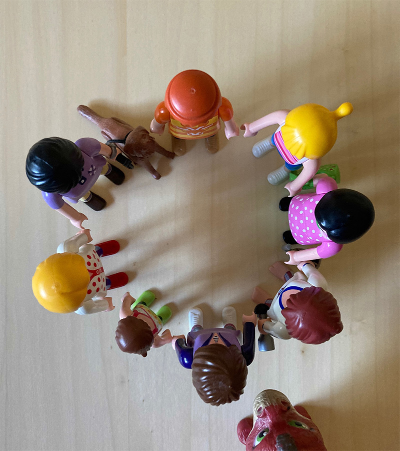 constelacion con playmobils